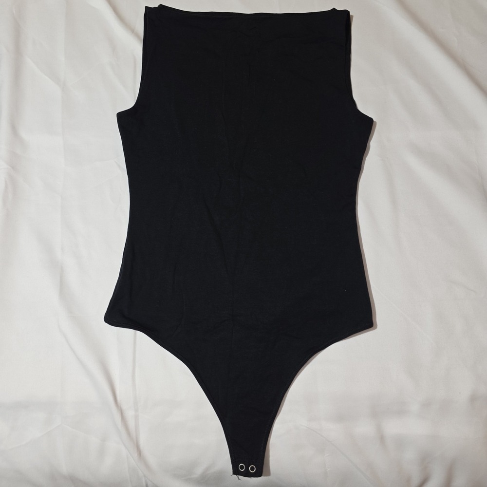 Abercrombie & Fitch Women Black Bodysuit S A&F Modal Blend Collection